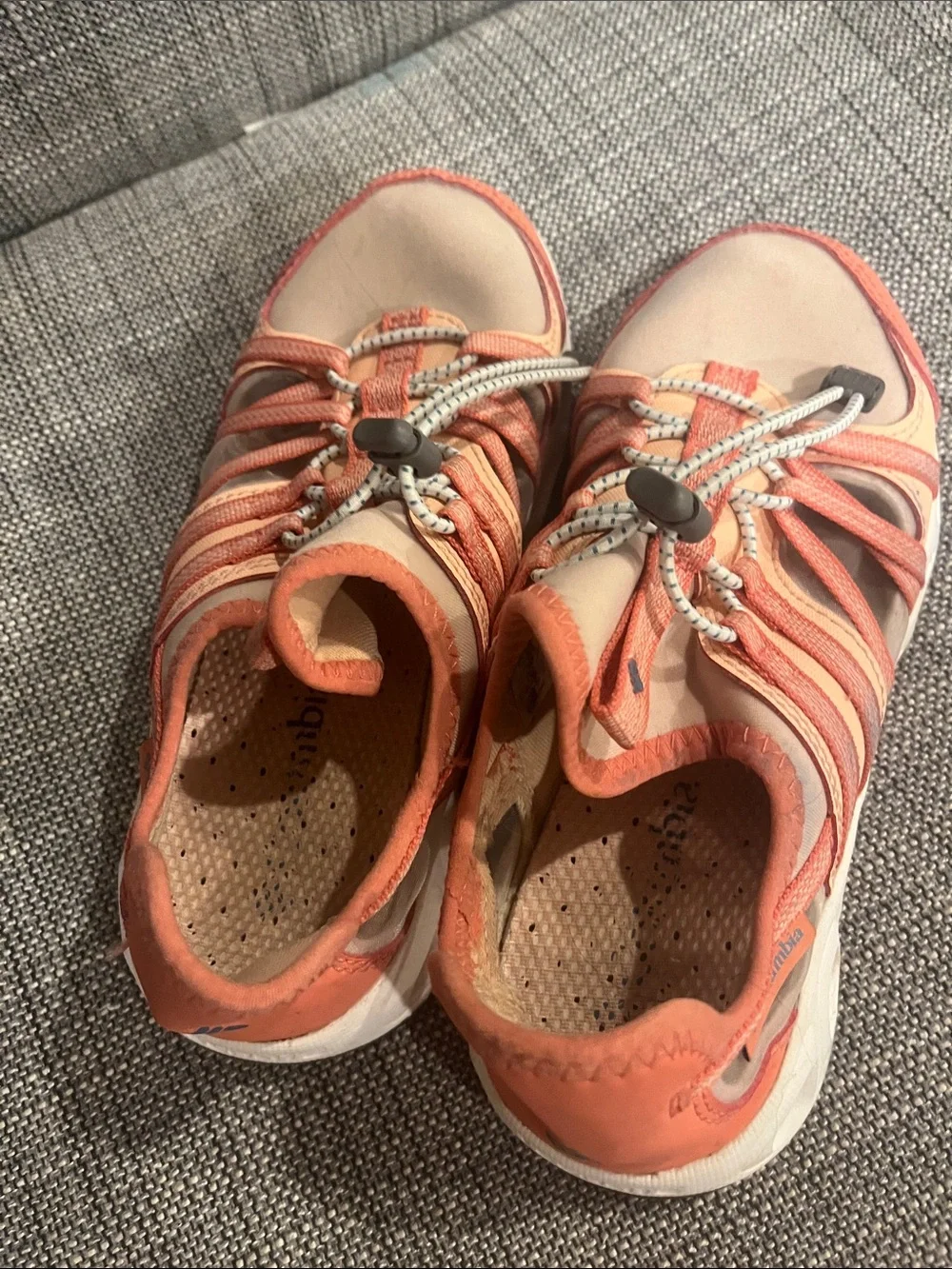 Columbia Women's Peach/Coral Slip-On Athletic Sneakers